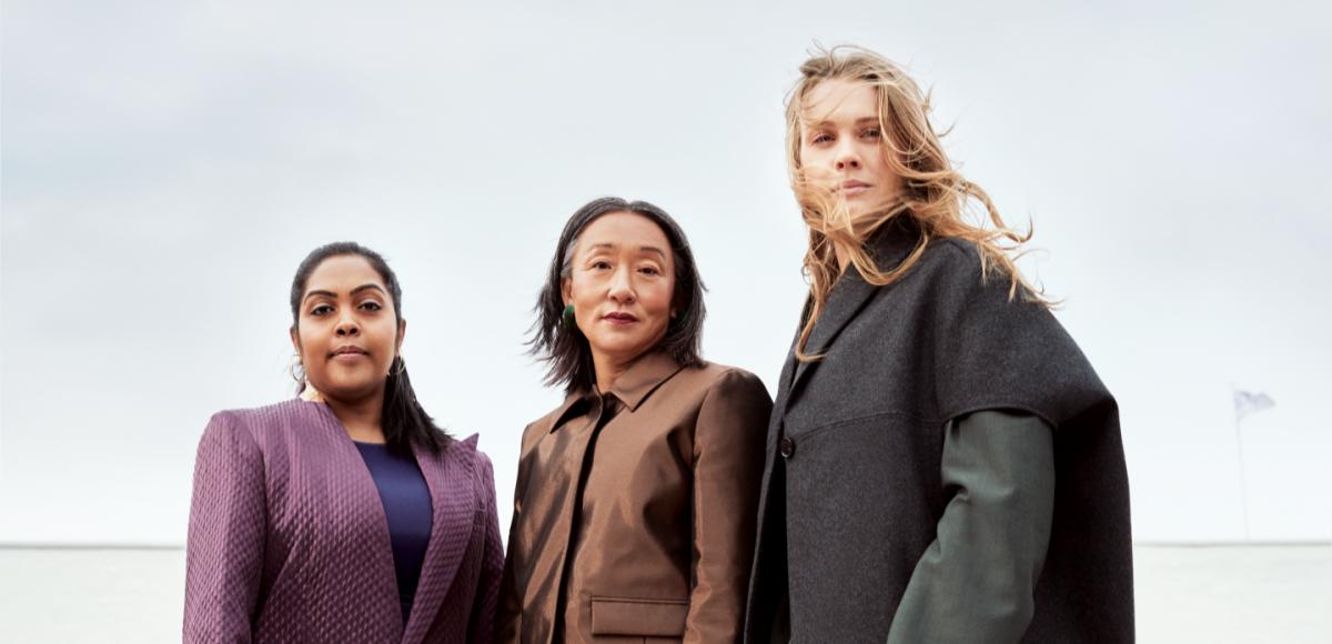 Three AFRY brave women looking at the camera