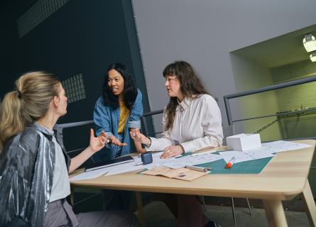 Engineers and designers working together in FemTech