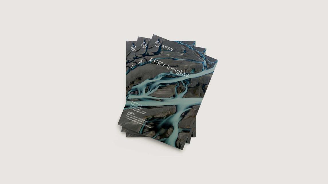 Stack of AFRY Insights summer 2024 magazines