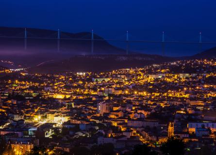 City view at night