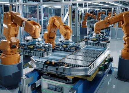 Electric car battery assembly
