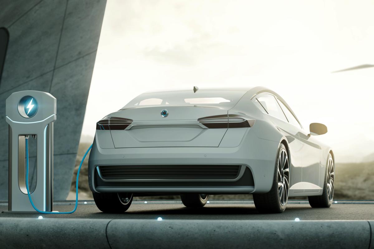 Electric vehicle charging with wind turbines
