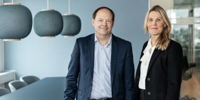 Frederik Wellendorph og Jessica Stenberg fra AFRY.