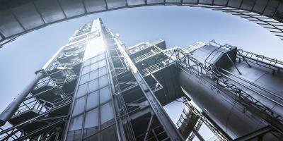 Modern outdoor fuel factory facility