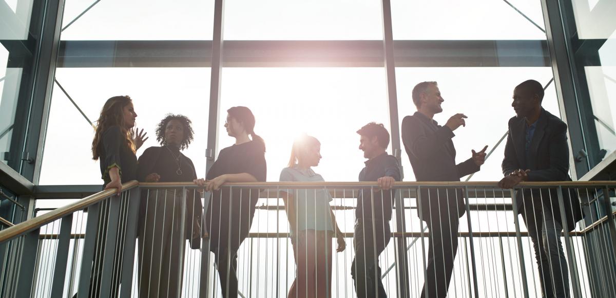 Group of people at office