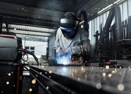 Welding man