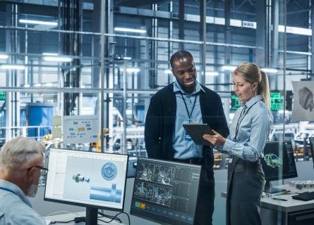 Engineers in product development