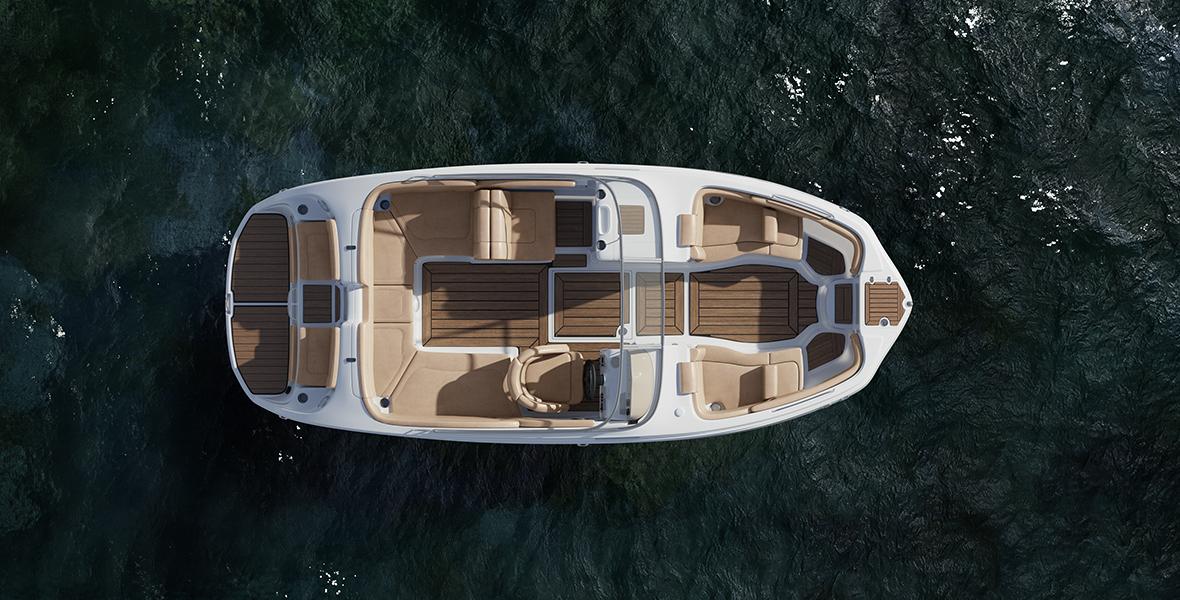 Visualisation project image boat from above