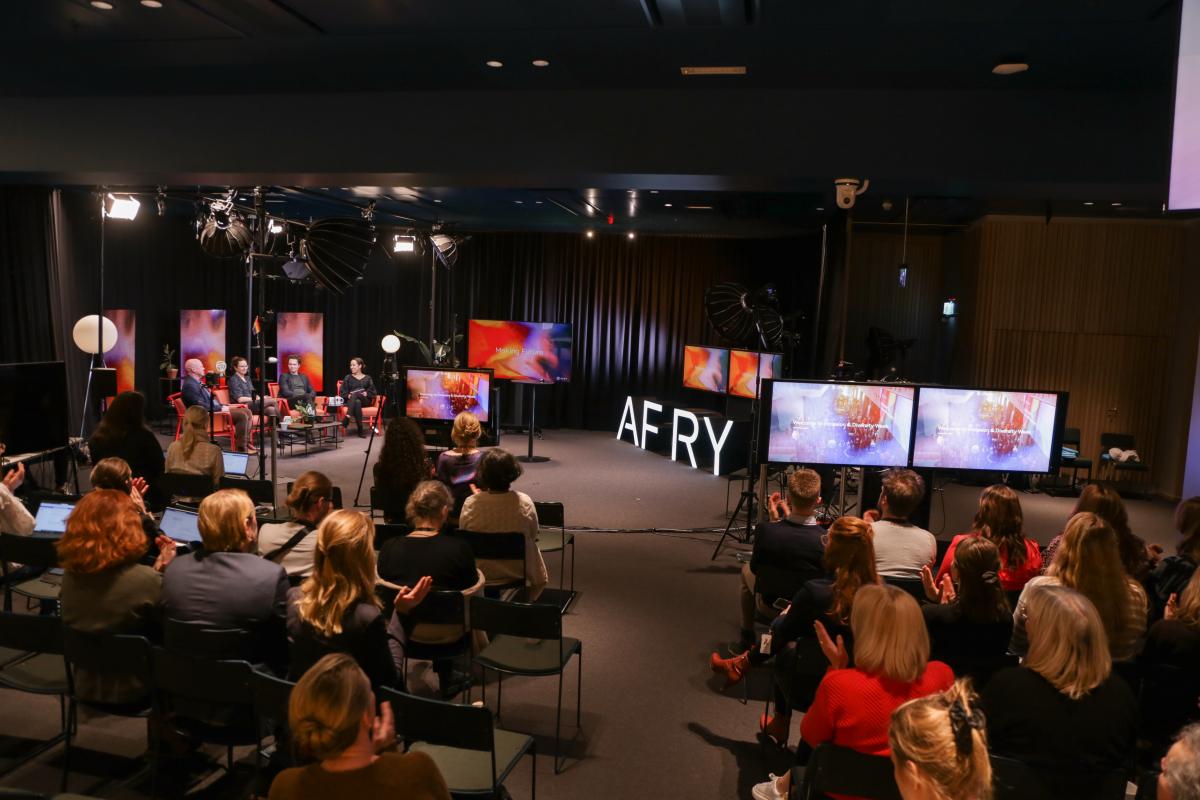 Audience in a studio