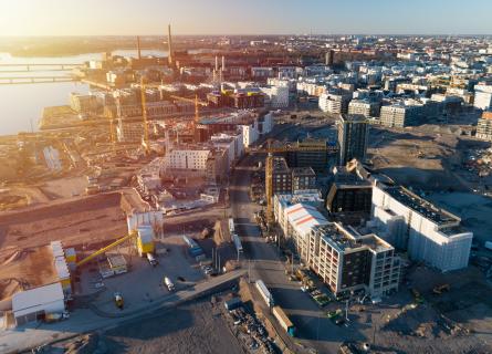 Kaupunkinäkymä Helsingissä