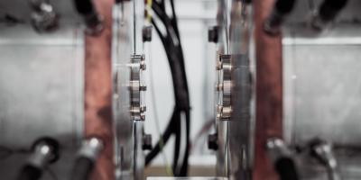 Close up on detail from manufacturing process