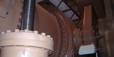 Detail of a powertunnel valve