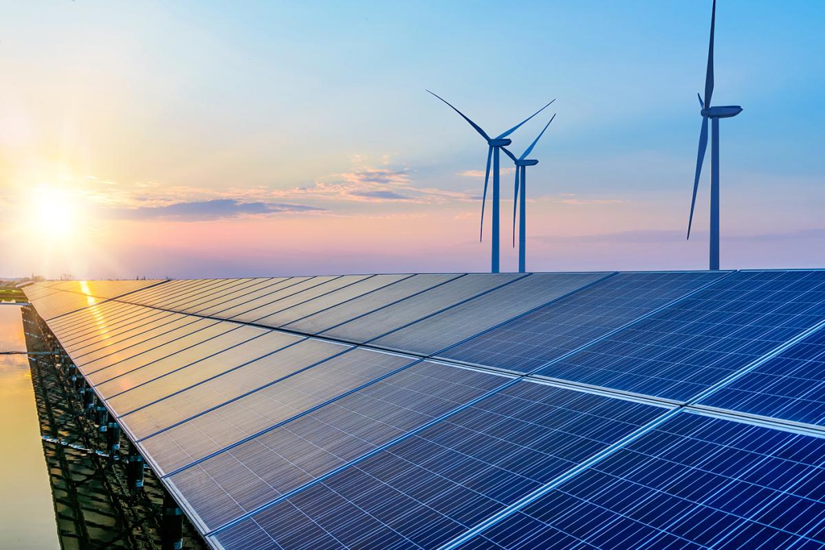 Solar Panels and Wind Turbines