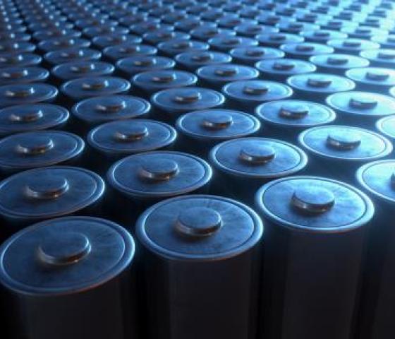 Batteries in rows