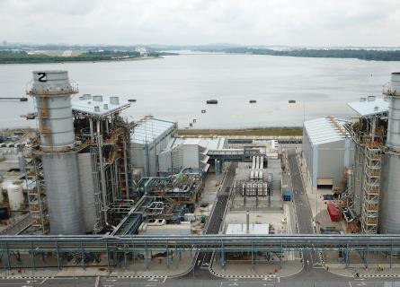 Track 4A CCGT power plant at water's edge