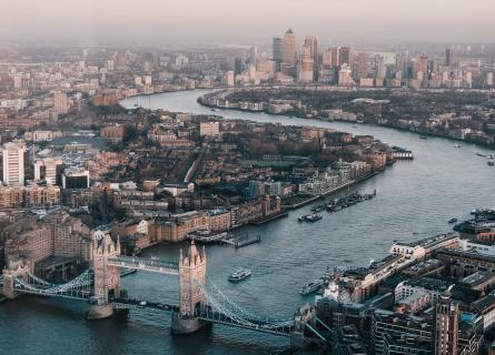 London aerial view