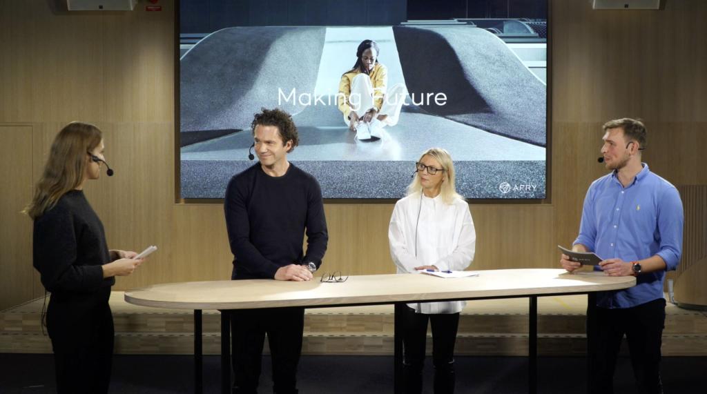 Youth panel with Marie Trogstam and Jonas Gustavsson